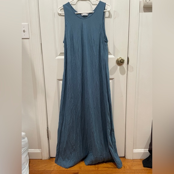 Linenfox Dresses & Skirts - Linenfox Alba Stellar Blue Linen Maxi Dress